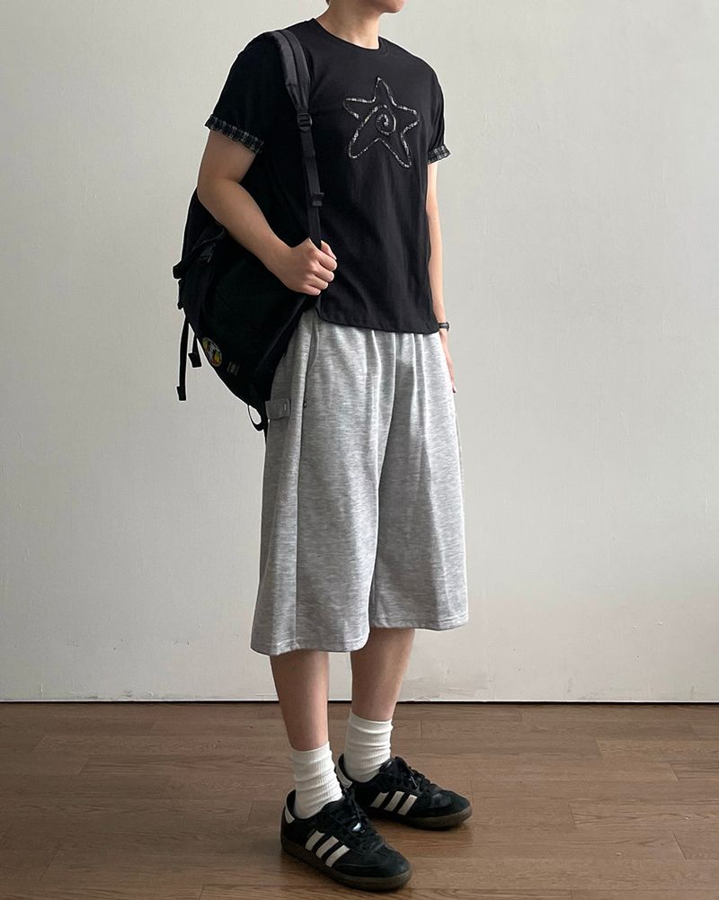 Mard Patch Rol-up Short Sleeve T