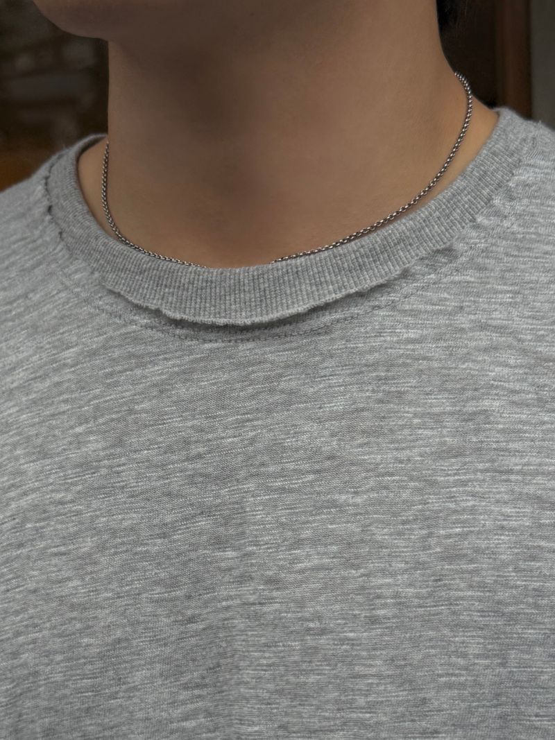 マティ スラブ カット ロングスリーブ Tシャツ