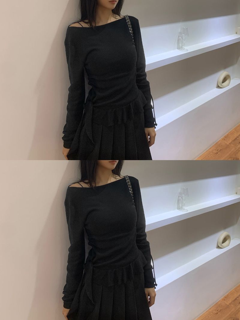 Sunday Pure Wool Pleated Mini SKirt