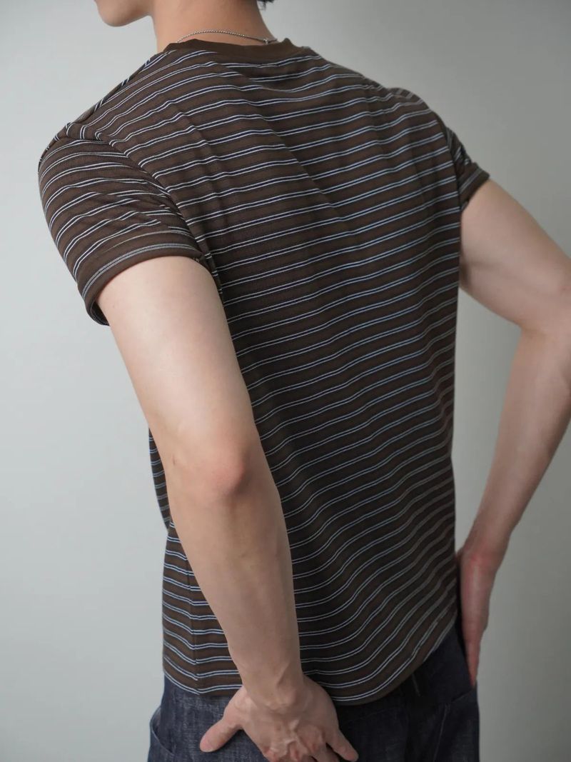 TP9 Slim-Fit Cropped Striped Top