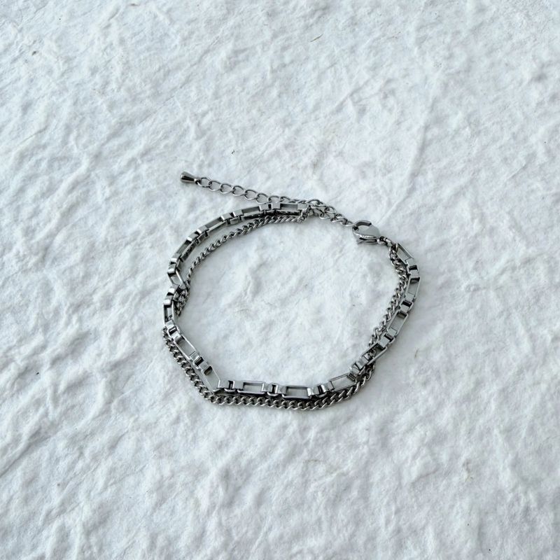 Double Layer Link Bracelet