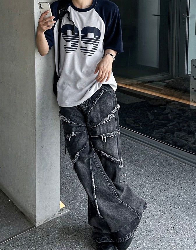 COSYHARU（コシハル）の「"Tornado Frayed Wide Denim "（Pants）」