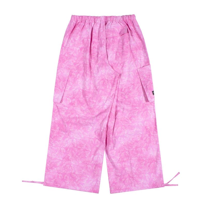 WILD FLOWER WIDE CARGO PANTS  Pink