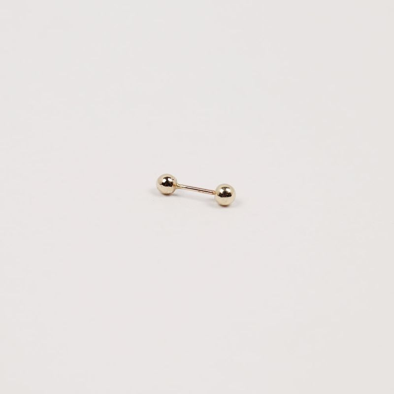 [single piercing] 14K GOLD BALL PIERCING (3mm)