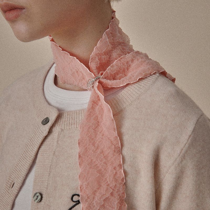 long lace scarf (3Colors)