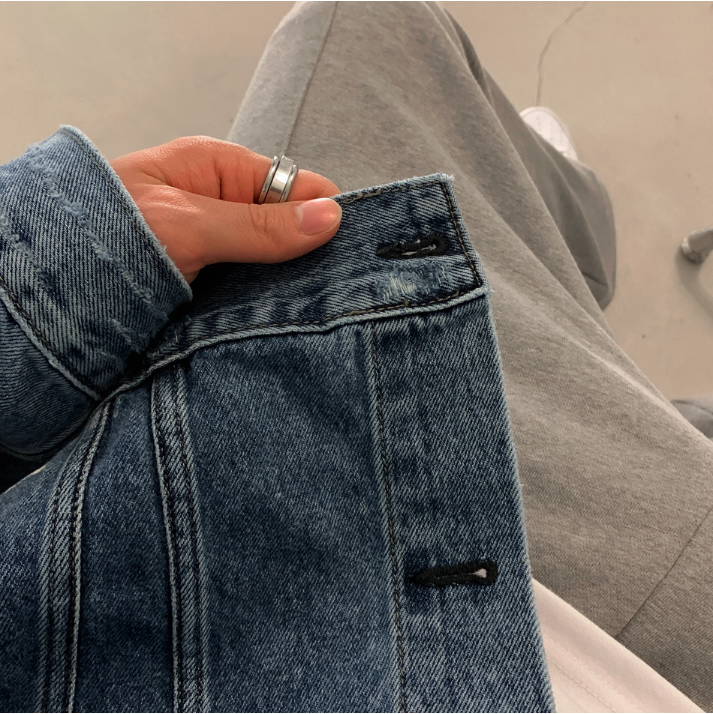 First Semi-Over China Denim Jacket