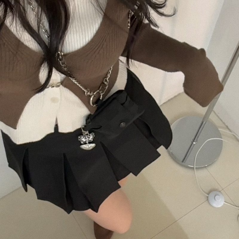 heart chain wallet bag_length (3color)