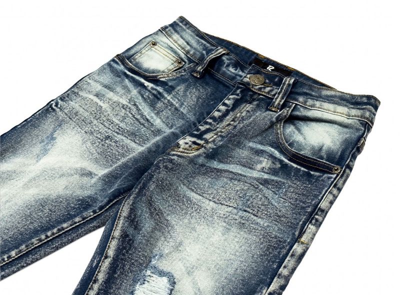 TZ DRIP LIGHT BLUE DENIM