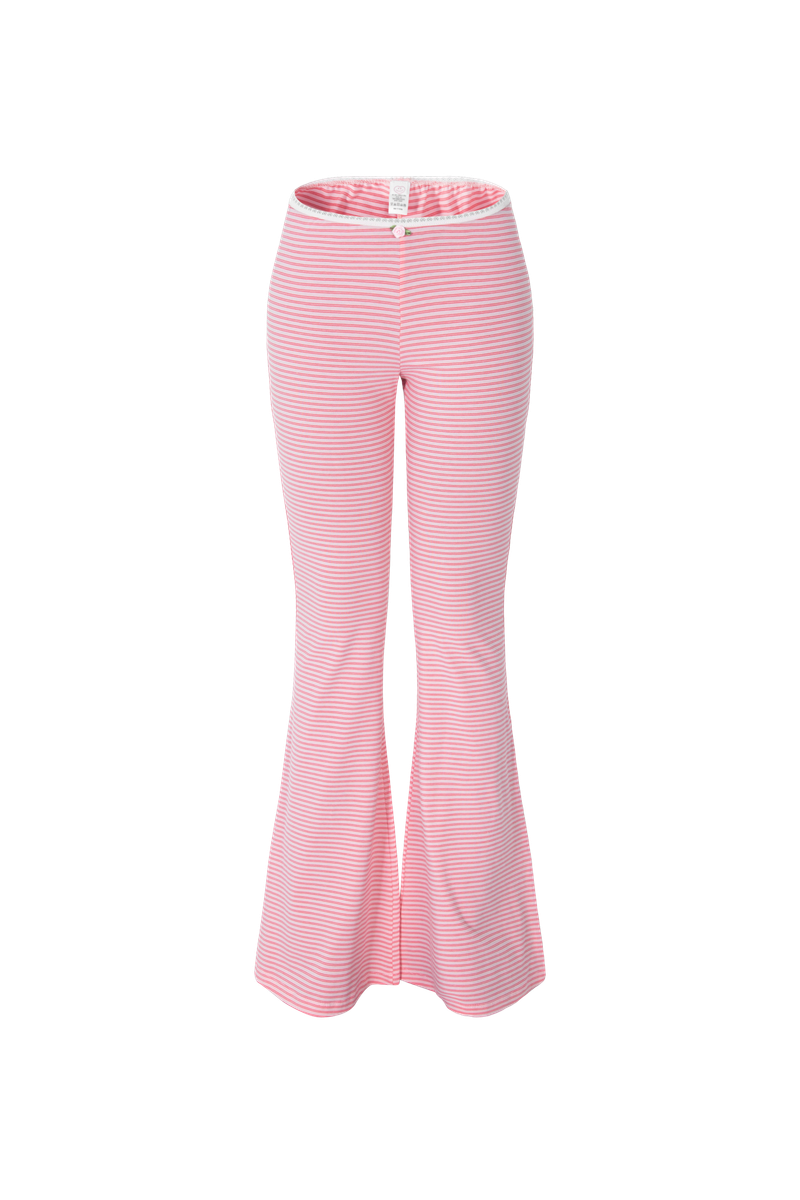 MINJIENA（ミンジエナ）の「stripe boot cut pants red（Pants）」