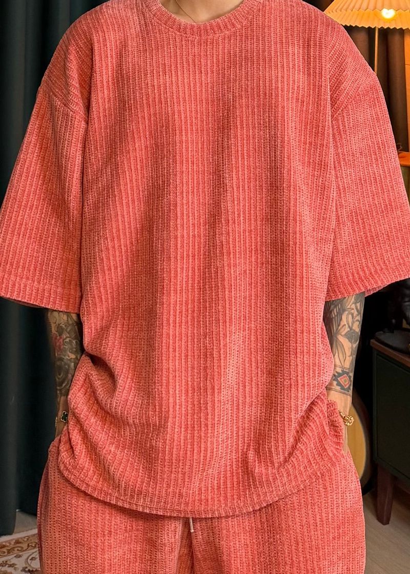 Sims Knit-Cuffed Short-Sleeve T 9COLOR