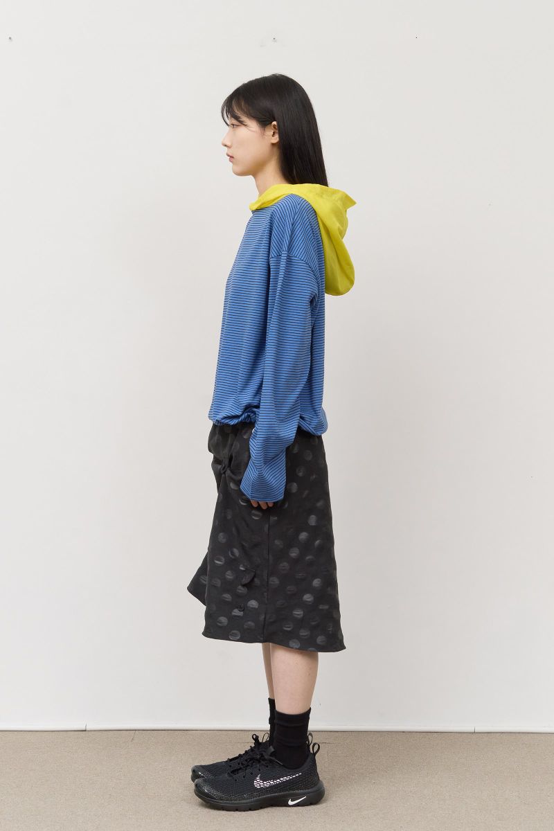 (W) Oshi Button Dot Skirt