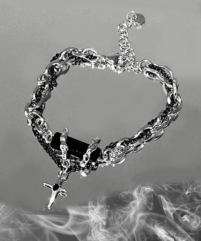 Black Mood Square Bracelet