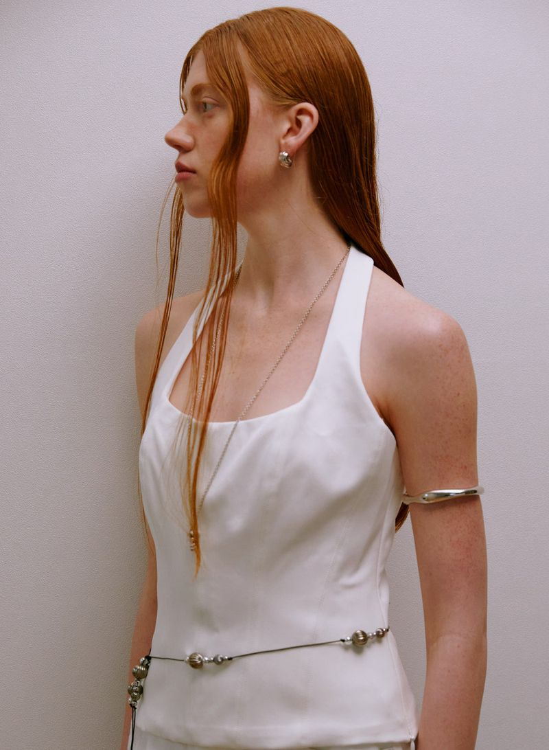 Bubble Arm Bangle (Silver)