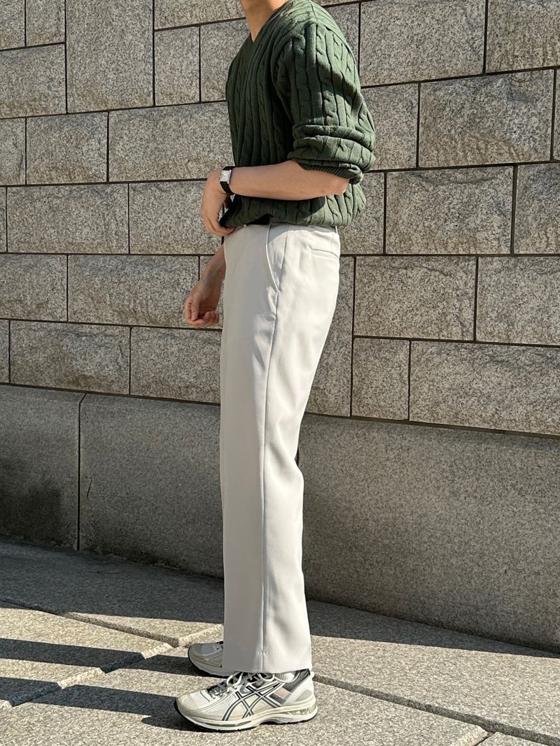 Ino Semi-Wide Slacks (3 colors)