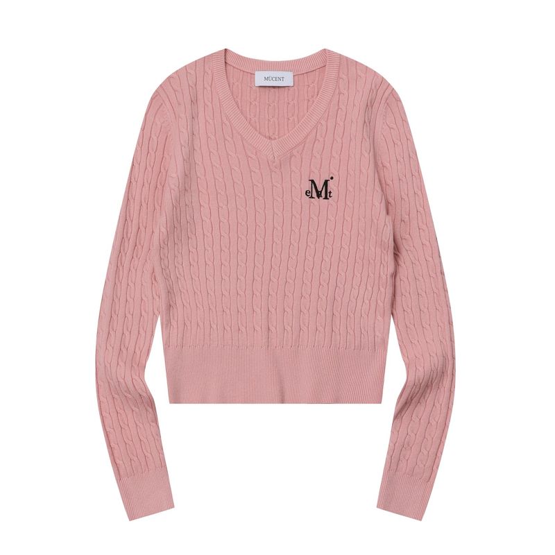 PRIMROSE V-NECK CROP KNIT (6COLOR)