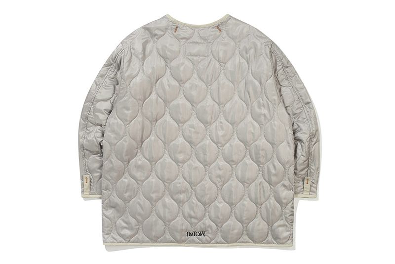 RECENT LOGO M65 PARKA_LIGHT GREY
