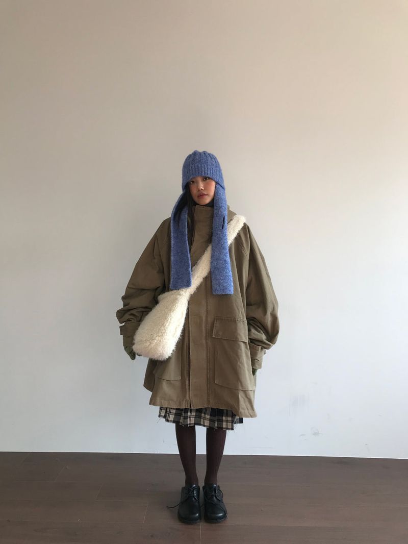 DUGGY(ダギー)の「Shearling Overfit Cotton Field Jacket (2 Colors)(Jackets/Outerwear)」