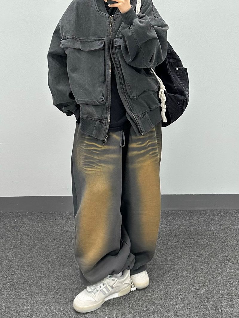 dirty smog jogger pants
