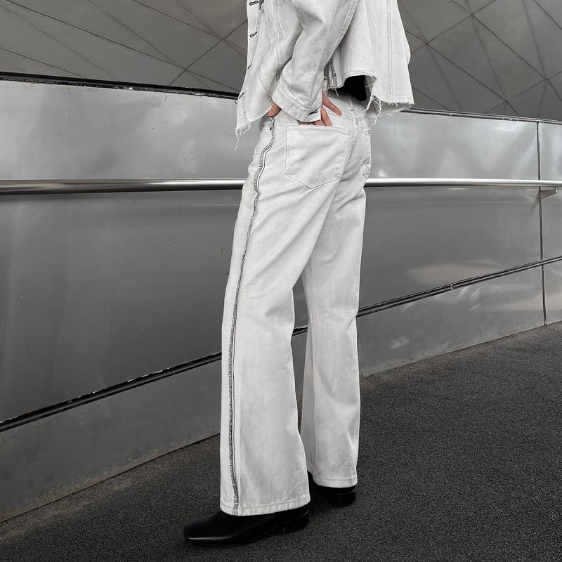 MG650 Stitch Dirty Wash Crop Jacket
