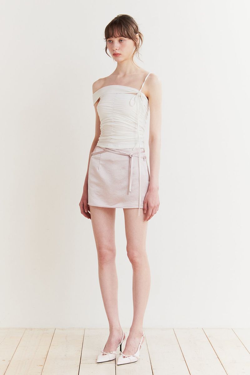FAIRY HALTER TOP white