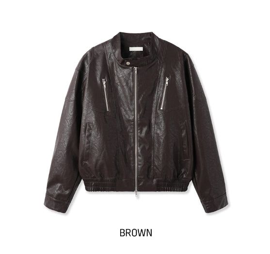 Howry Biker Leather Jacket
