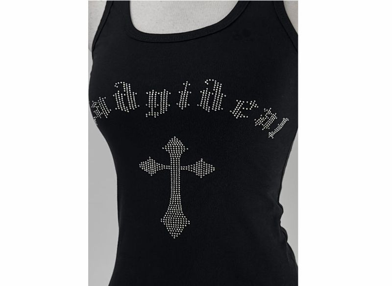 cubic rock chic sleeveless