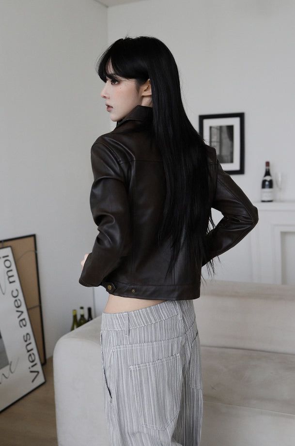 Routine Leather Mood Jacket