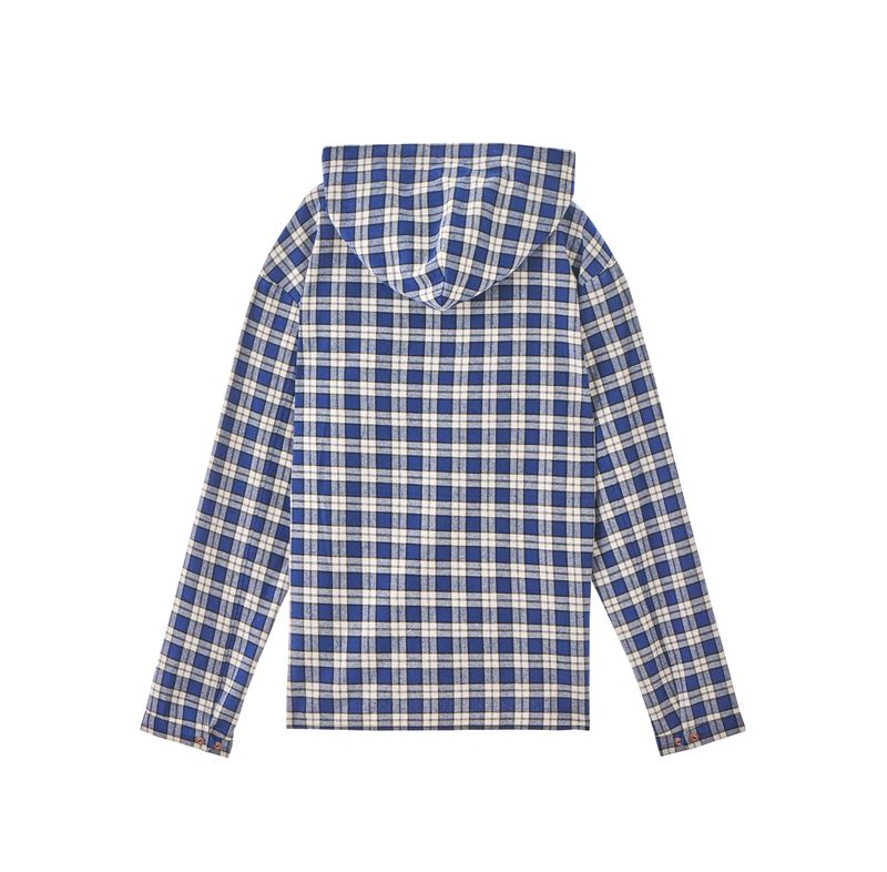 LAMB LIVELIHOOD CHECK PULLOVER HOODIE