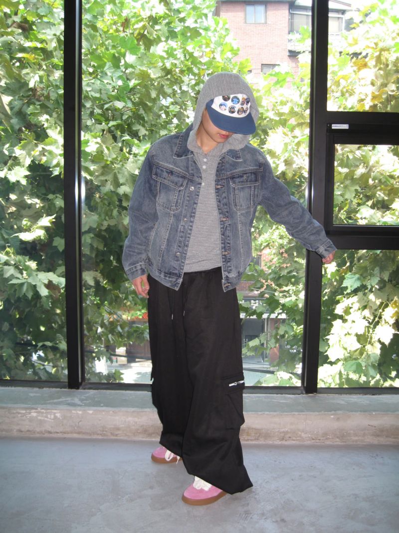 [UNISEX] ベーシッククロッピードデニムジャケット(3 Sizes, 4 Colors)