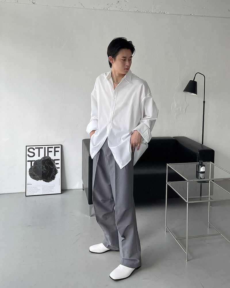 CR Dart Point Wide Slacks (2 colors)