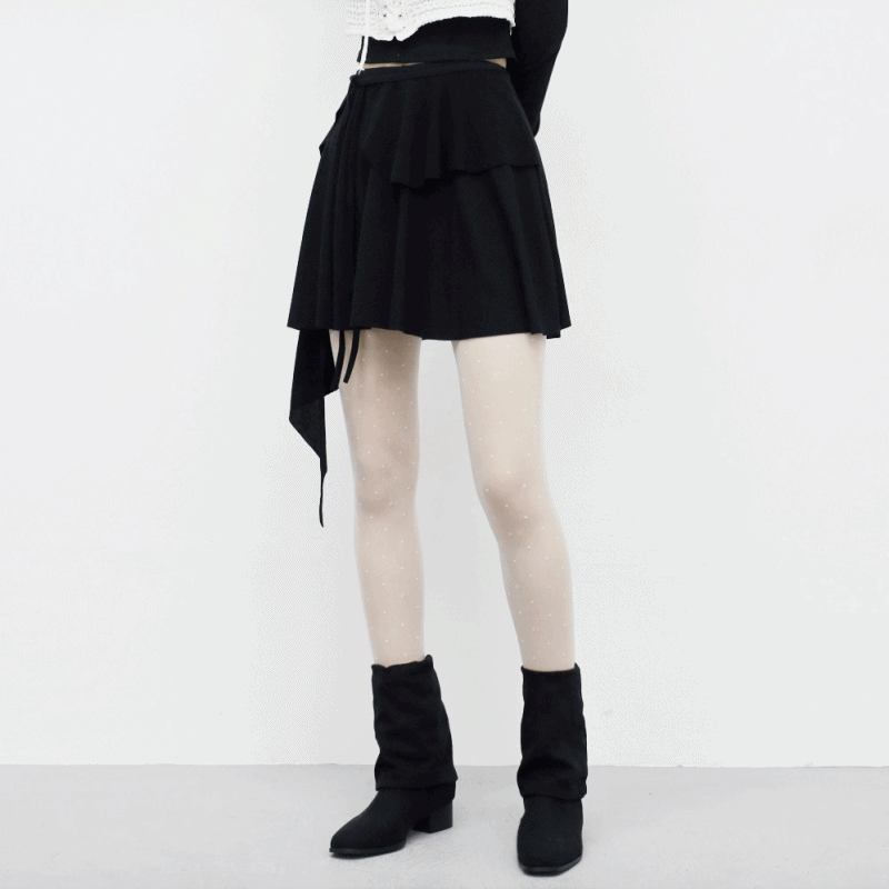 NONCODE（ノンコード）の「Kehi unbalanced mini skirt（Skirts）」