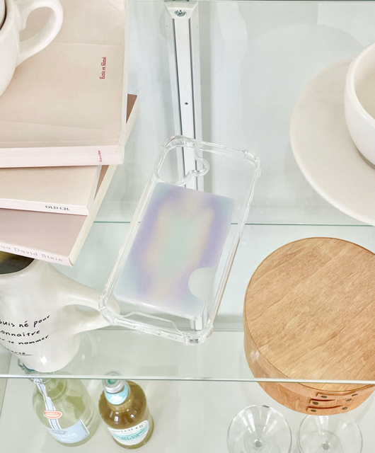 [purple rainbow gradation magsafe cardslot]