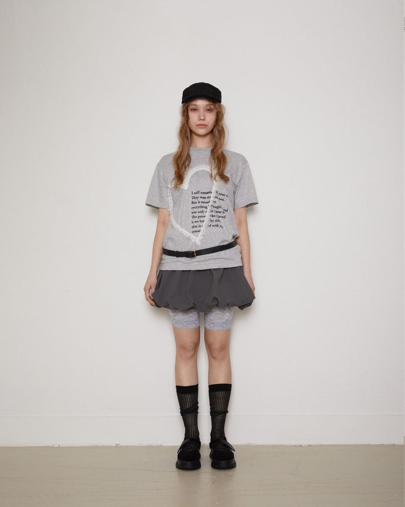 LOVE t-shirts / gray