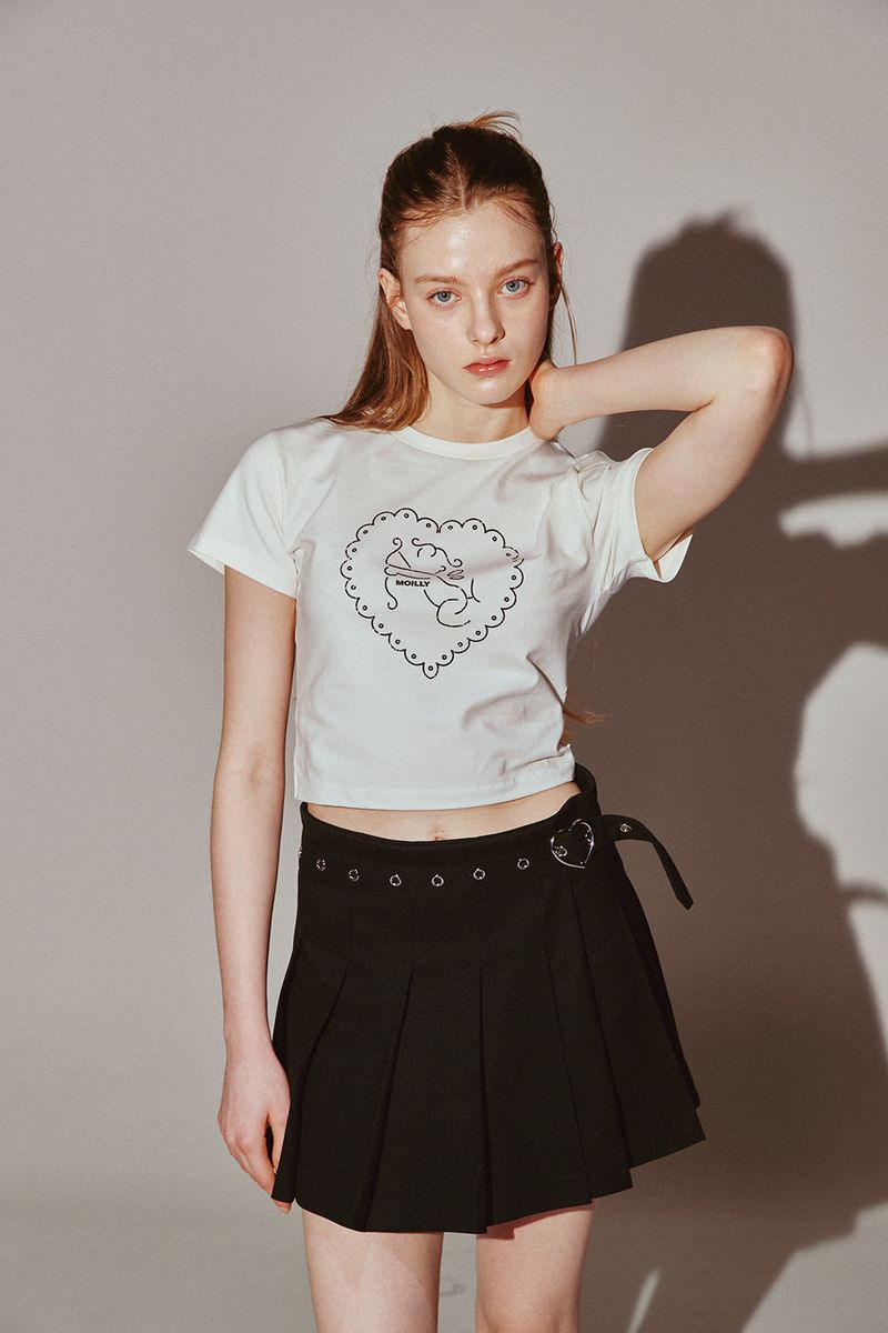 MOILLY（モイリー）の「Angel Heart T Ivory（Tops）」