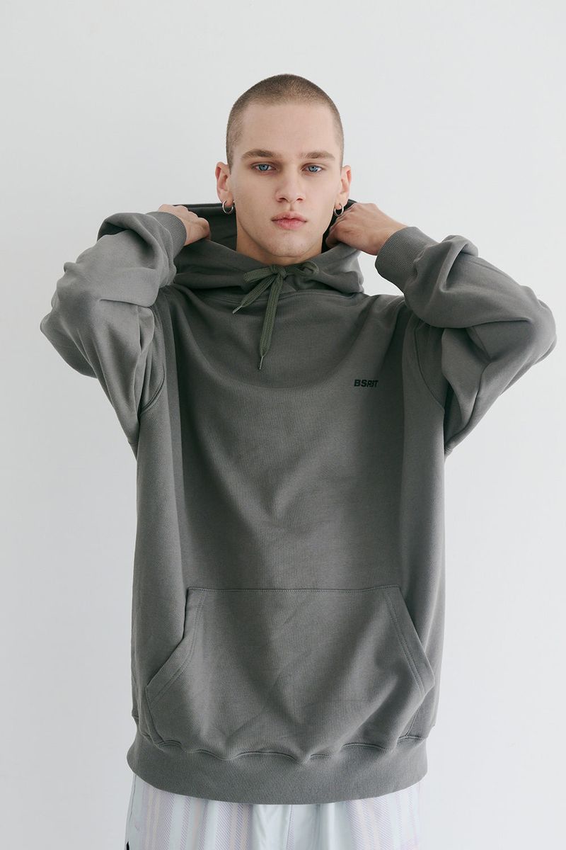 BSRABBIT(ビエスラビット)の「BSR2223FWPO062 BSRBT HOODIE KHAKI(Tops)」