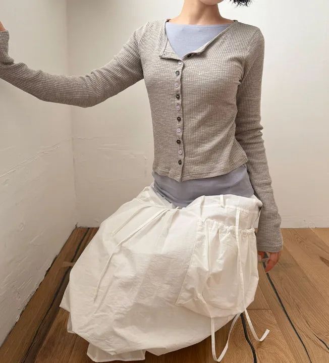 TENCEL BOAT-NECK SLIM TEE