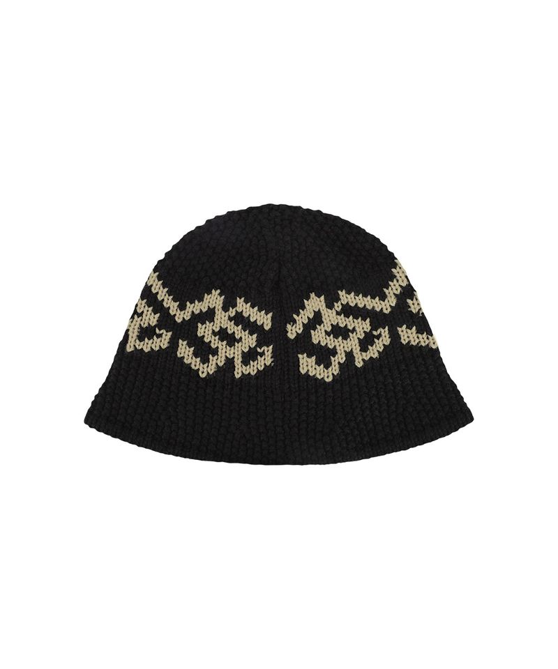 M LOGO KNIT BUCKET HAT