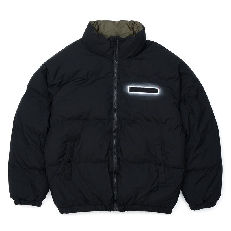BBD Empty Sprayed Logo Padding Jacket (Black)
