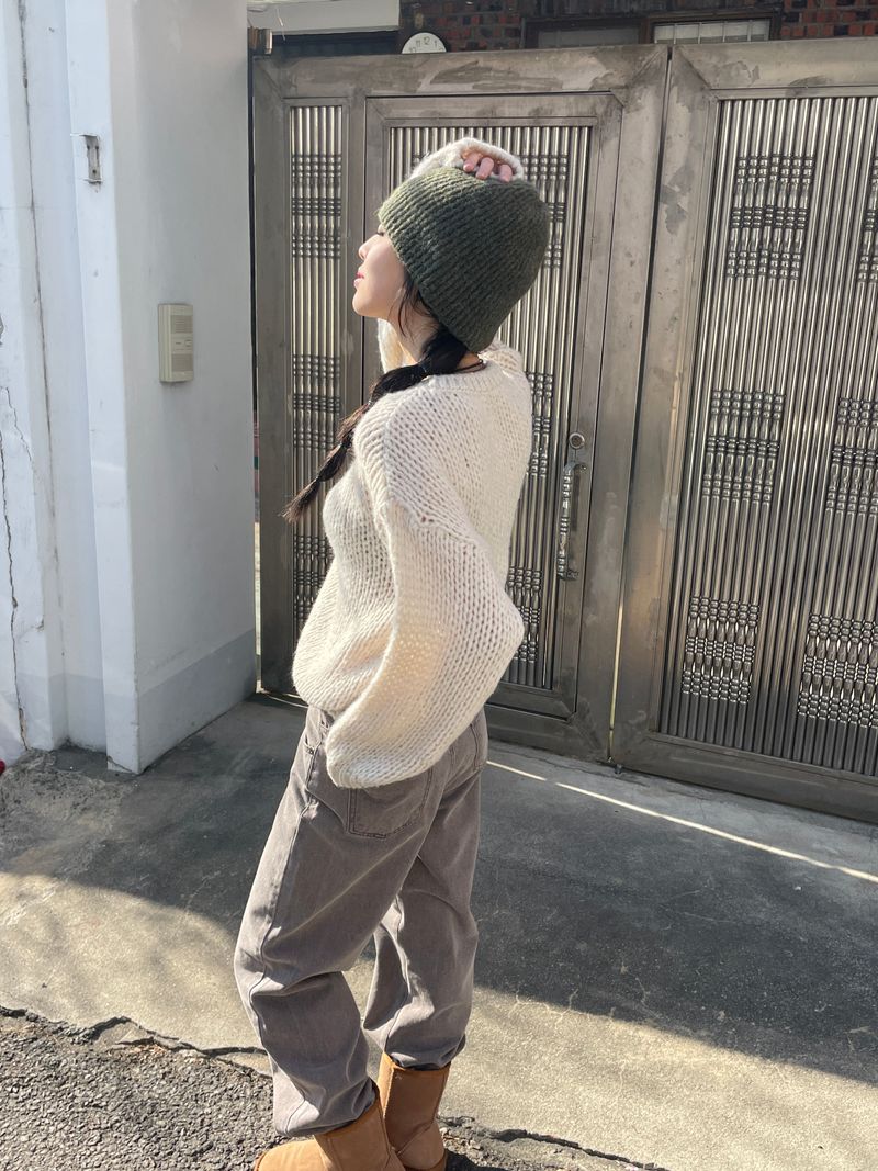 Chestnut latte wide pants