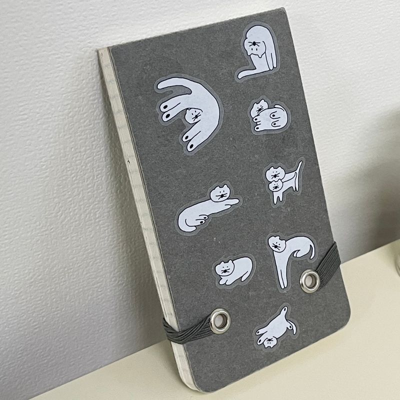 Diverse cat seal stickers (2 set)