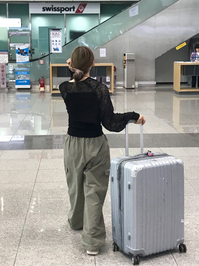 Daily nylon cargo pants