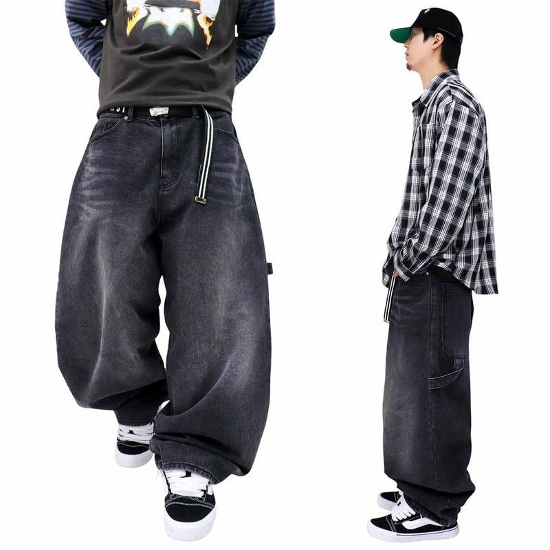 Y2K Carpenter Denim Balloon Pants