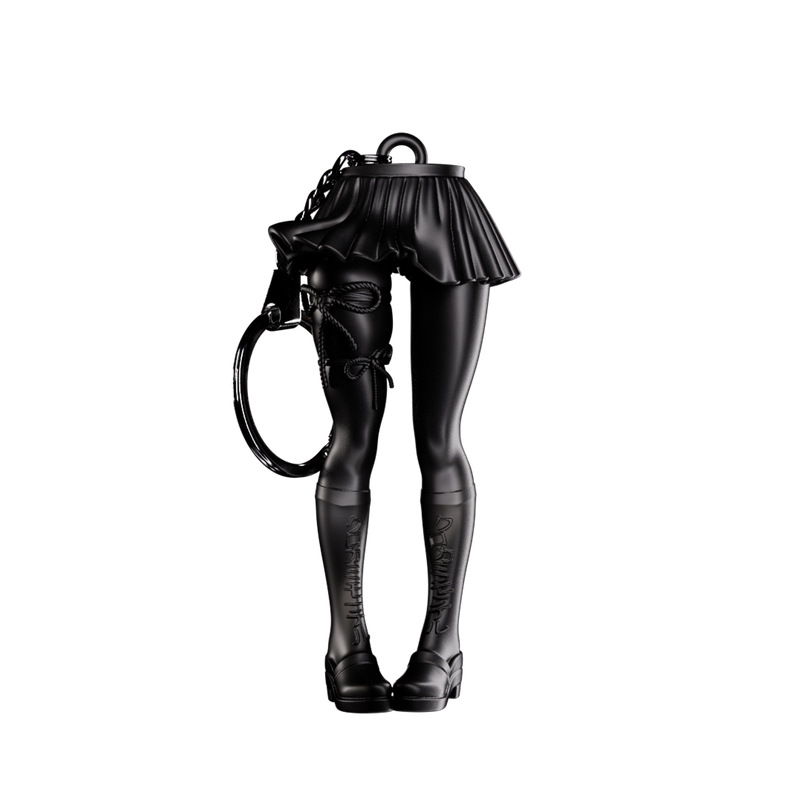 KUROKAMI MOTEL（クロカミモーテル）の「Leg Keychain - Black（Toys/Key Holders）」