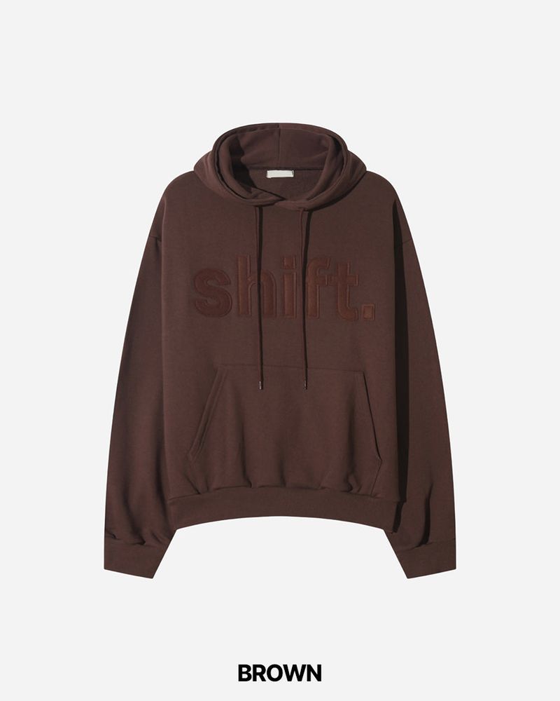 Shift patch embroidery hoodie
