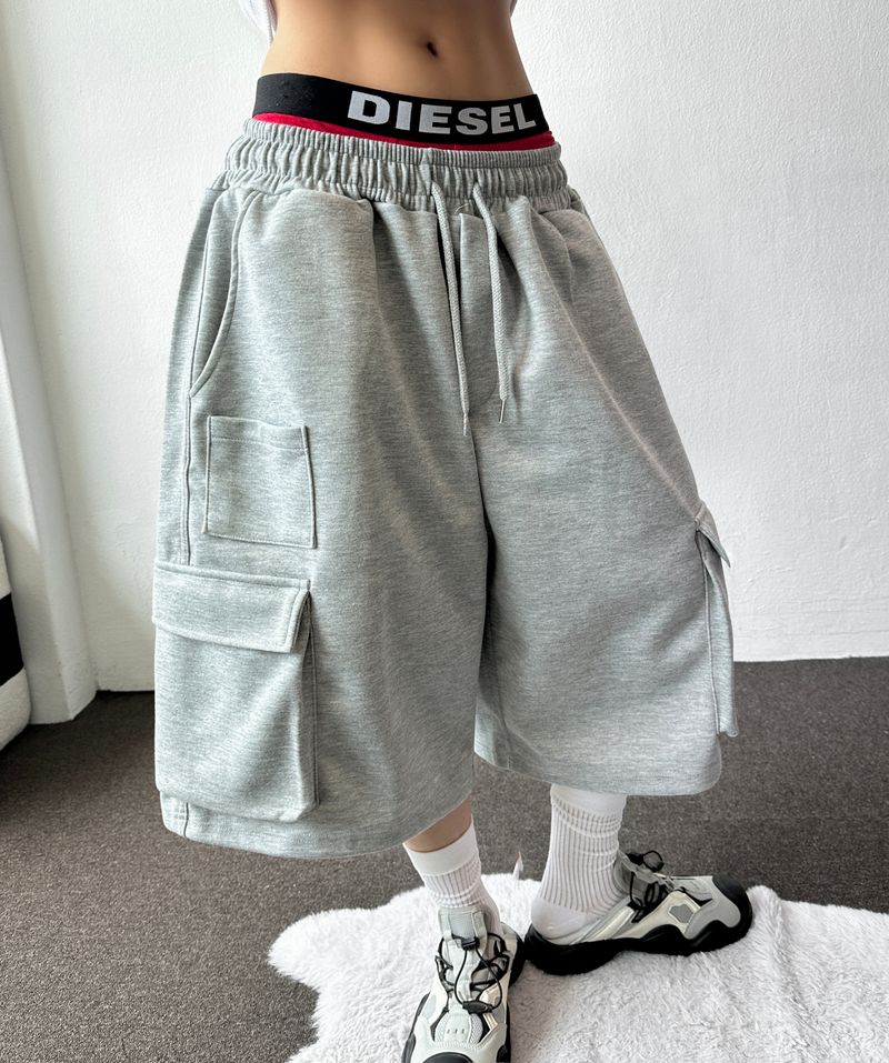 Diverse Multi Cargo Balloon Bermuda Shorts 4color