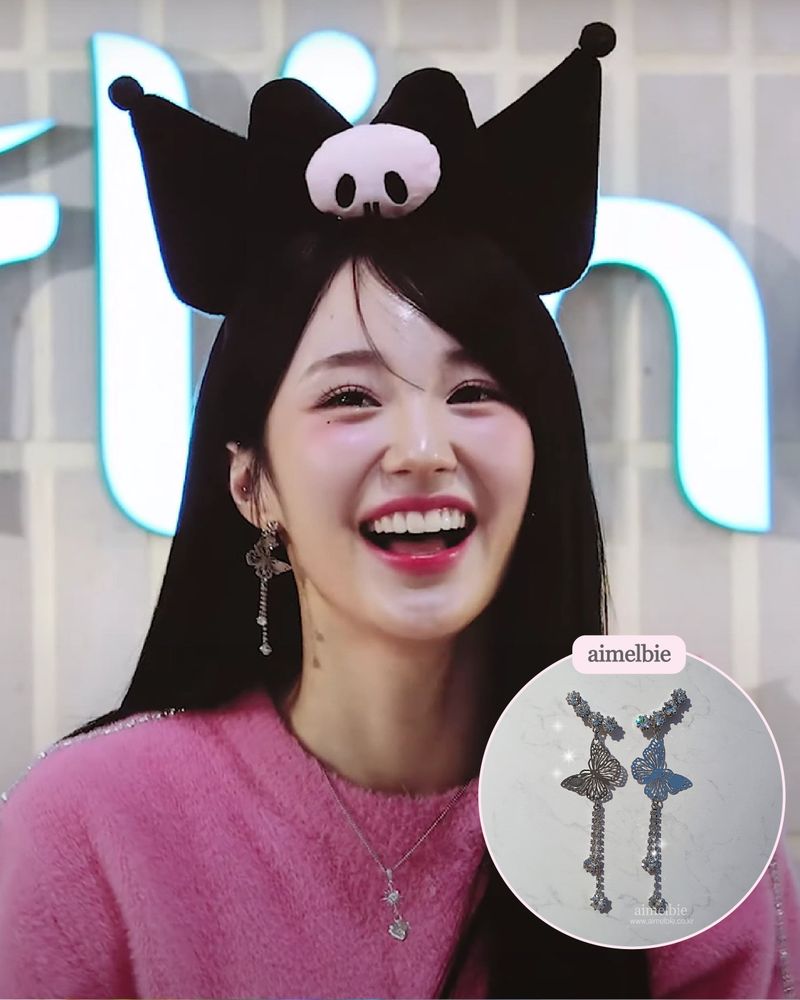  [IVE Rei, Choi Yena Earring] Butterfly Elf Queen Earring