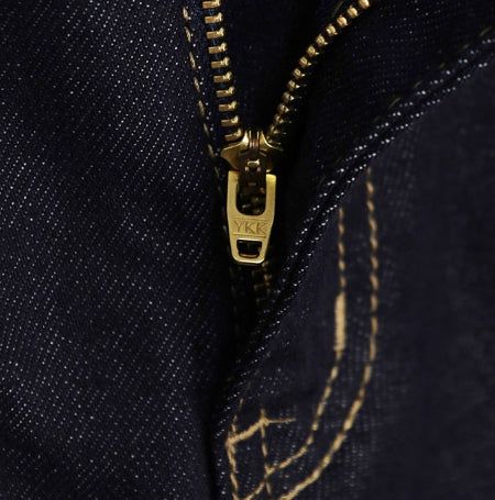 Knob Stitch Bootcut Raw Denim