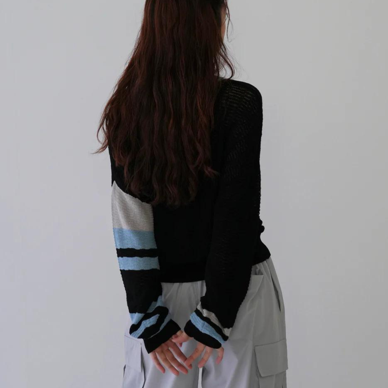 asymmetric summer knit