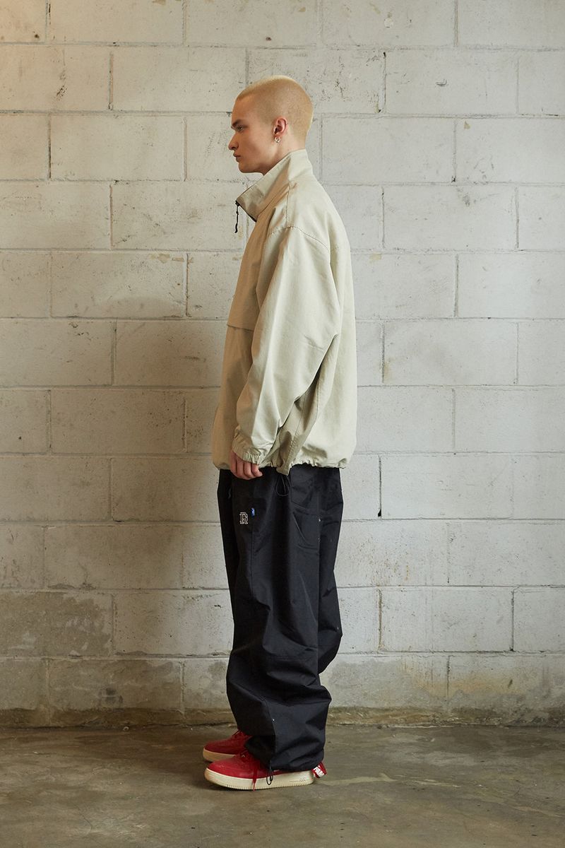 BSR2223FWJK058 CCC WIDE JACKET GRAY BEIGE