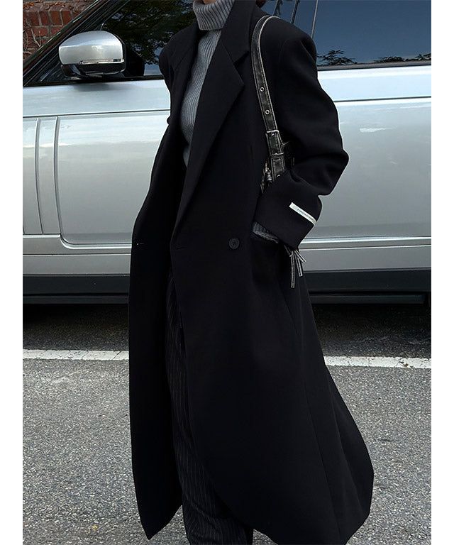 [Unisex] Max double long coat(2color)